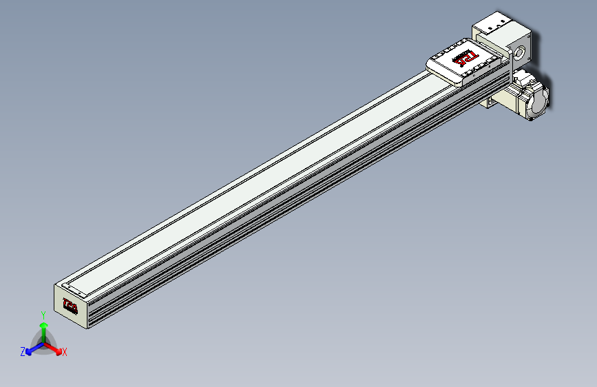同步带全封闭直线模组TPA-HCB-85D-90-L900-RP-Y-P20-N3