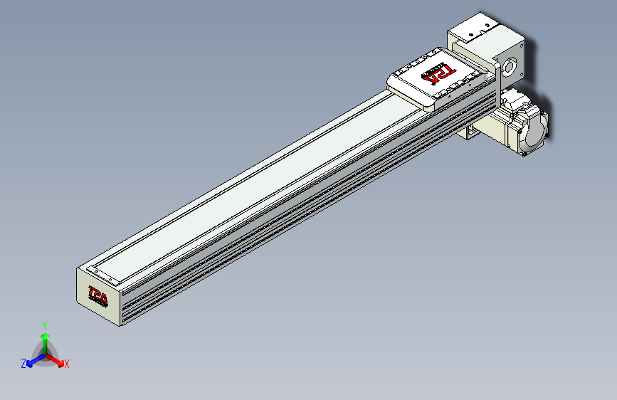 同步带全封闭直线模组TPA-HCB-85D-90-L550-RP-Y-P20-N3