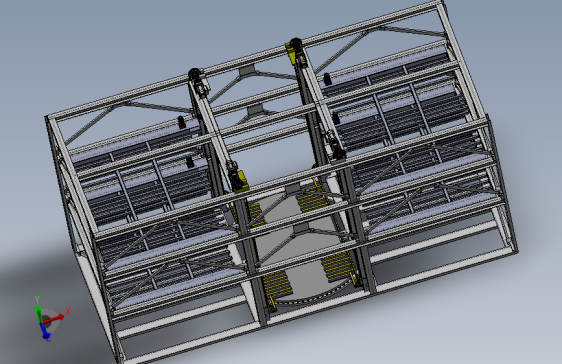 梳齿式升降横移立体停车库三维+二维 1570417==150