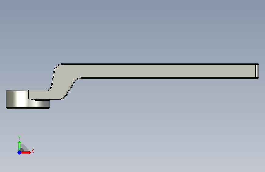 管道手动球阀-水管开关阀-手动阀门User Library-MD52C150DN20-2_DN15~20Handle 正面视图