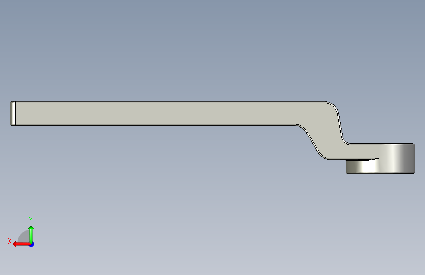 管道手动球阀-水管开关阀-手动阀门User Library-MD52C150DN20-2_DN15~20Handle 背面视图