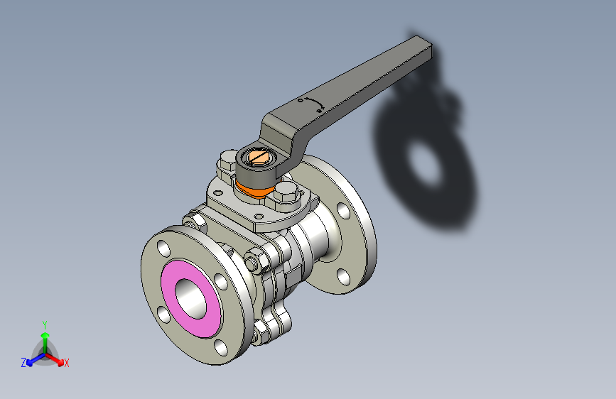 管道手动球阀-水管开关阀-手动阀门User Library-md52c150dn40-1
