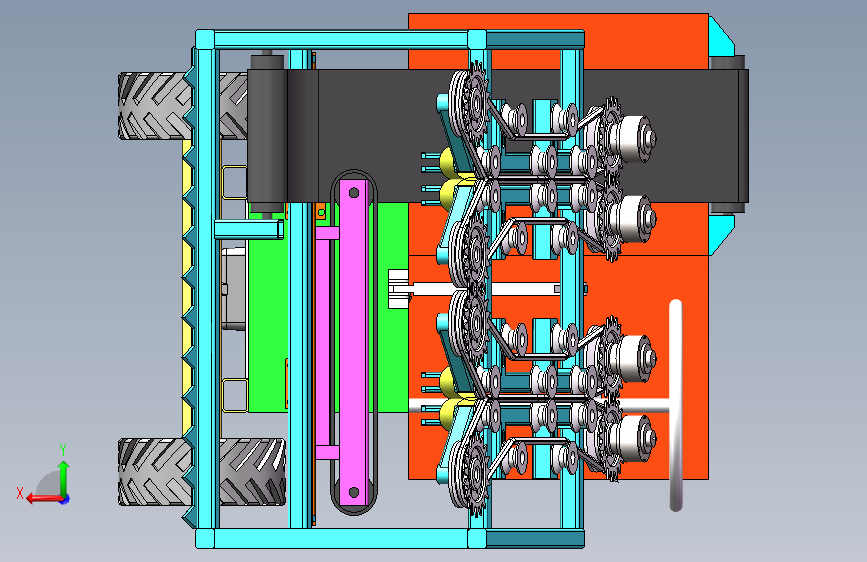 甜玉米玉米收获机设计【三维SolidWorks模型3D建模+CAD图纸+说明