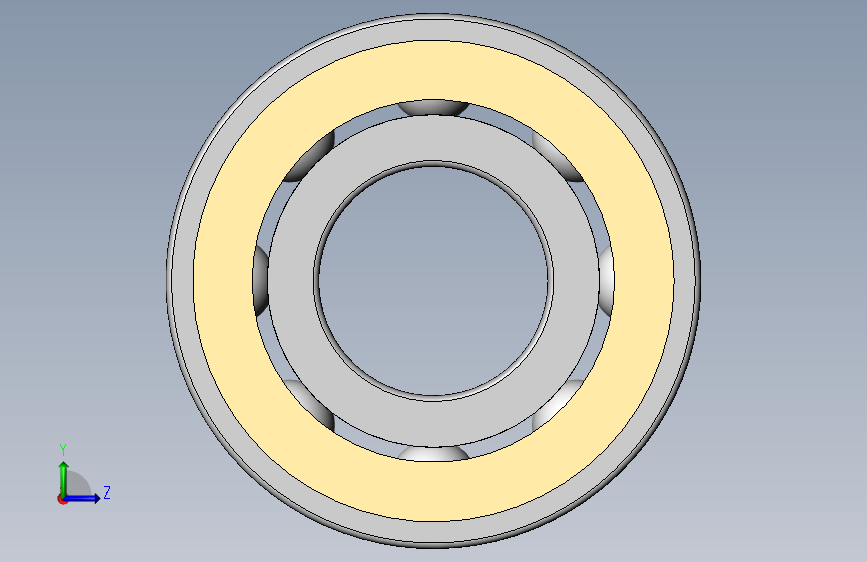 深沟球轴承6001-2Z[GB／T 276-94]_SOLIDWORKS 2016_模型图纸下载 – 懒石网