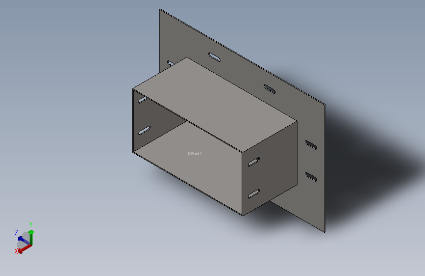 cable duct starting flange