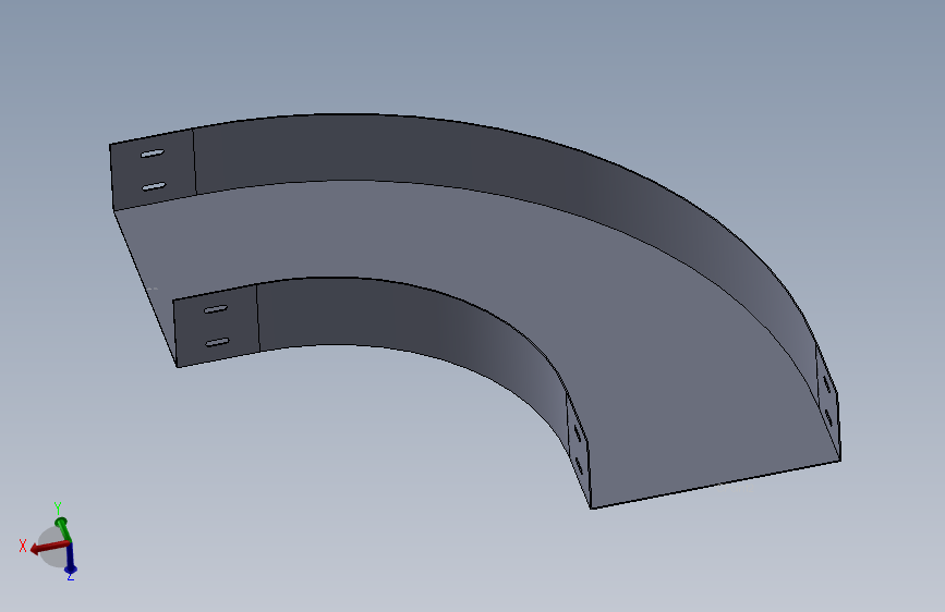 cable tray 90 deg elbow