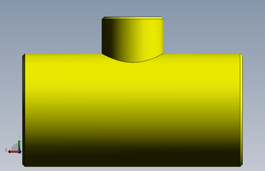 reducing outlet tee inch