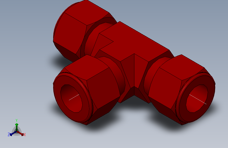 solidworks-lok tubing branch tee