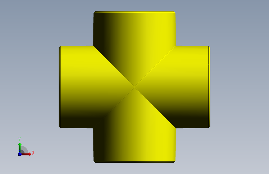 straight cross inch