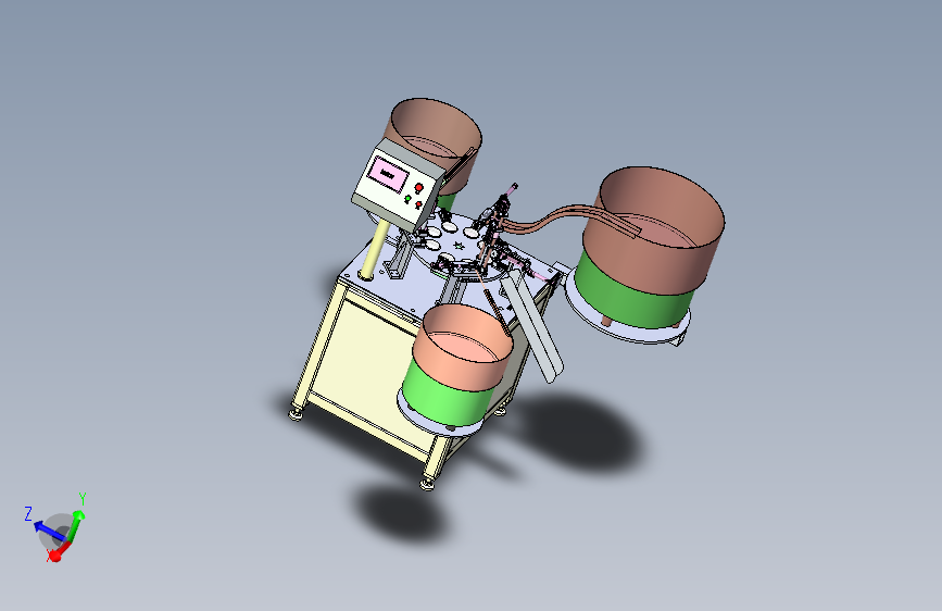 卡扣自动装配机 五金铰链卡条自动装配机3D数模图纸 Solidworks设计