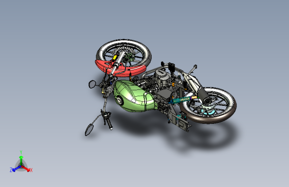 CG Model摩托车模型