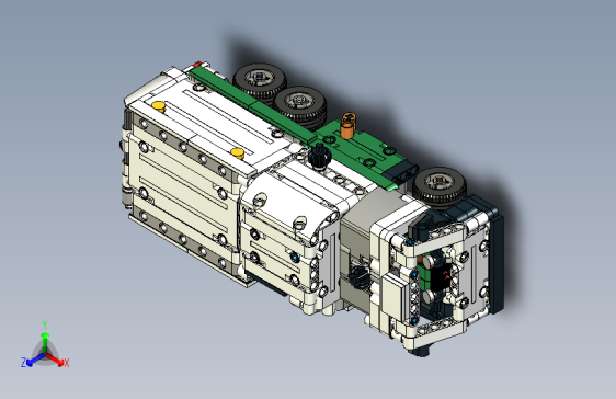 lego-42167垃圾车立体拼装模型3D图纸 STP格式