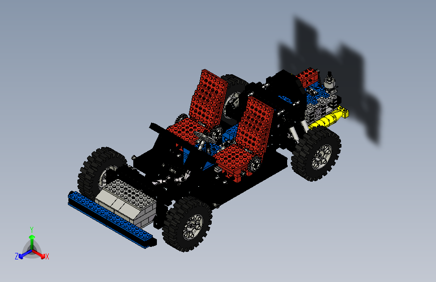 lego-technic-8860-car-chassis.3-乐高玩具赛车