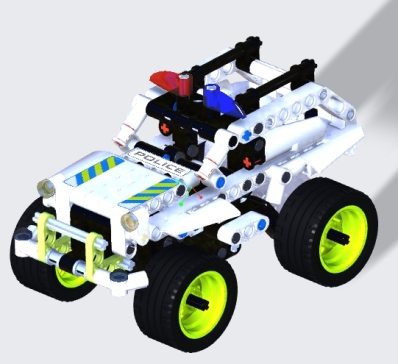 lego-technic-42047-police-interceptor.1-乐高玩具赛车