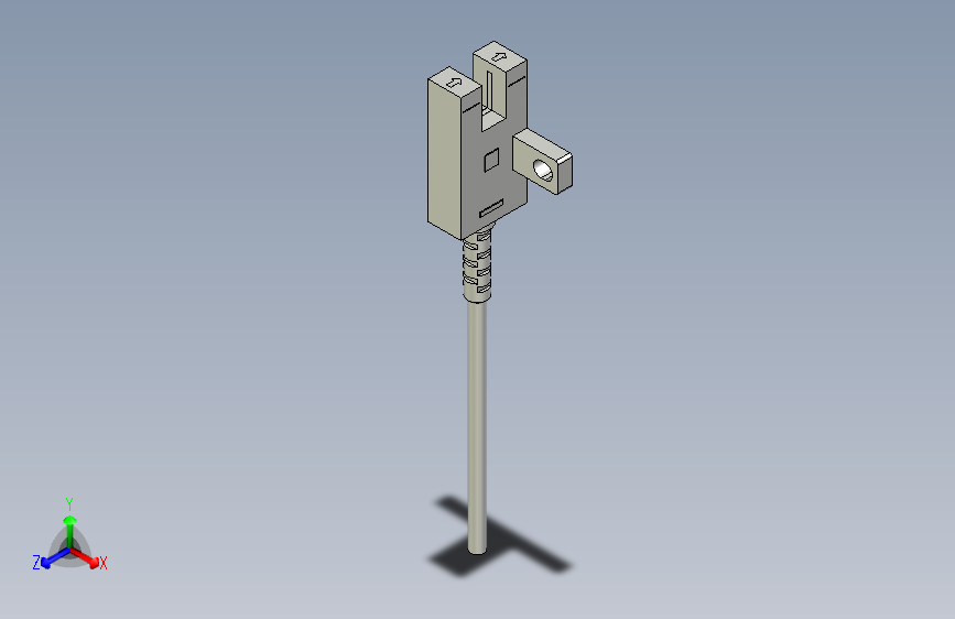 槽型光电传感器LU672_3D