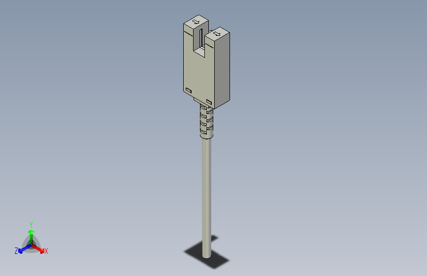 槽型光电传感器LU677_3D