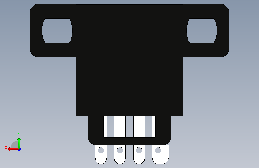 槽型光电传感器LU681_3D