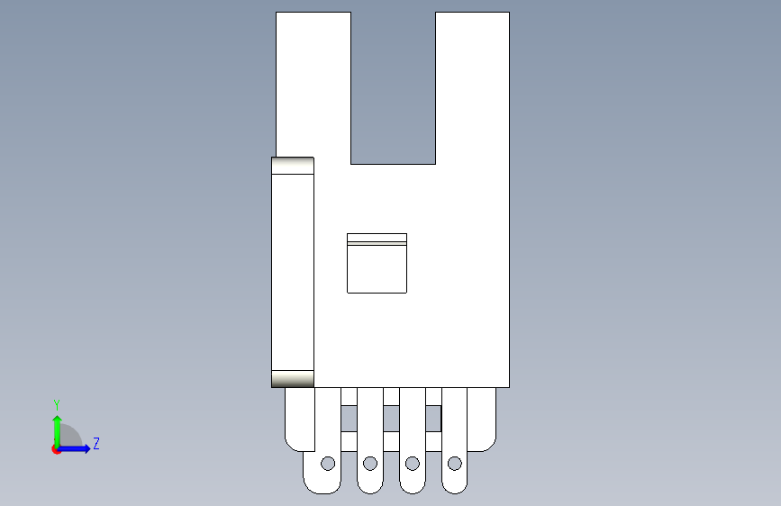 槽型光电传感器LU686_3D