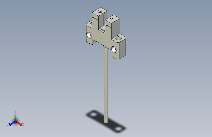 槽型光电传感器LU-K45_3D