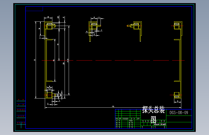 31-DGS2000cc提升机cad 主视图