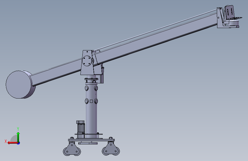 摄影机架 Solidworks 2020 模型图纸下载 懒石网