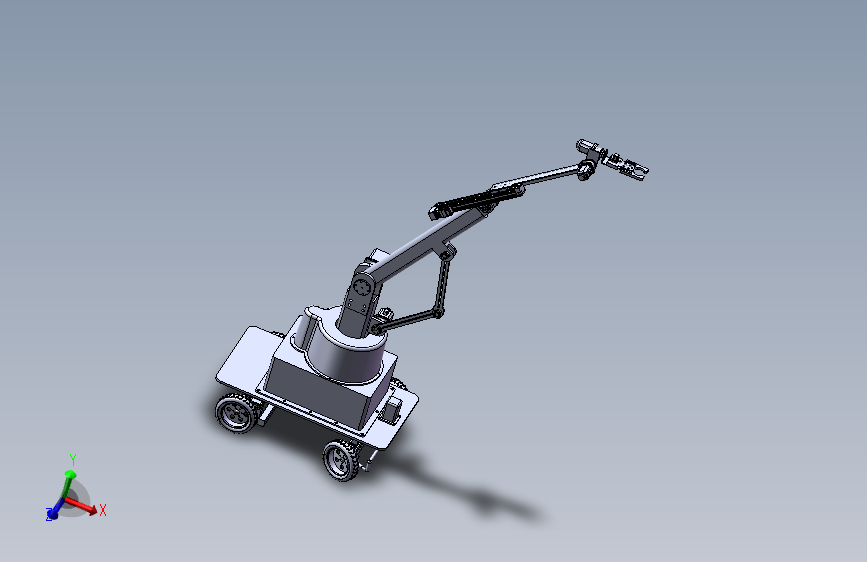 机械手采摘机三维设计