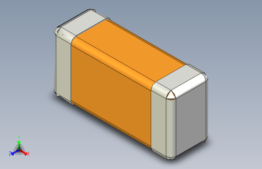 元器件3D封装C0201_02016