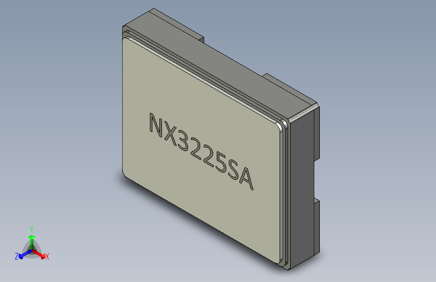 元器件3D封装NX3225SA151