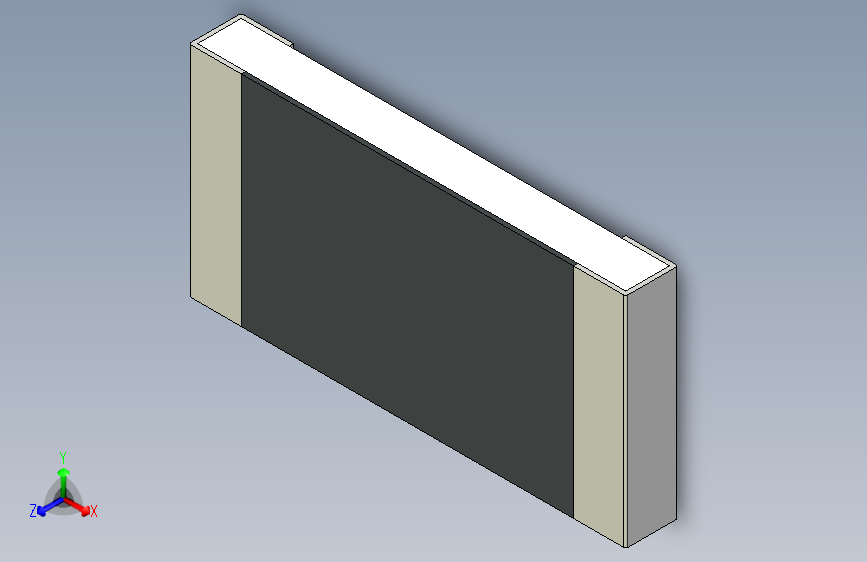 元器件3D封装R2010 ERJ12S Thick14