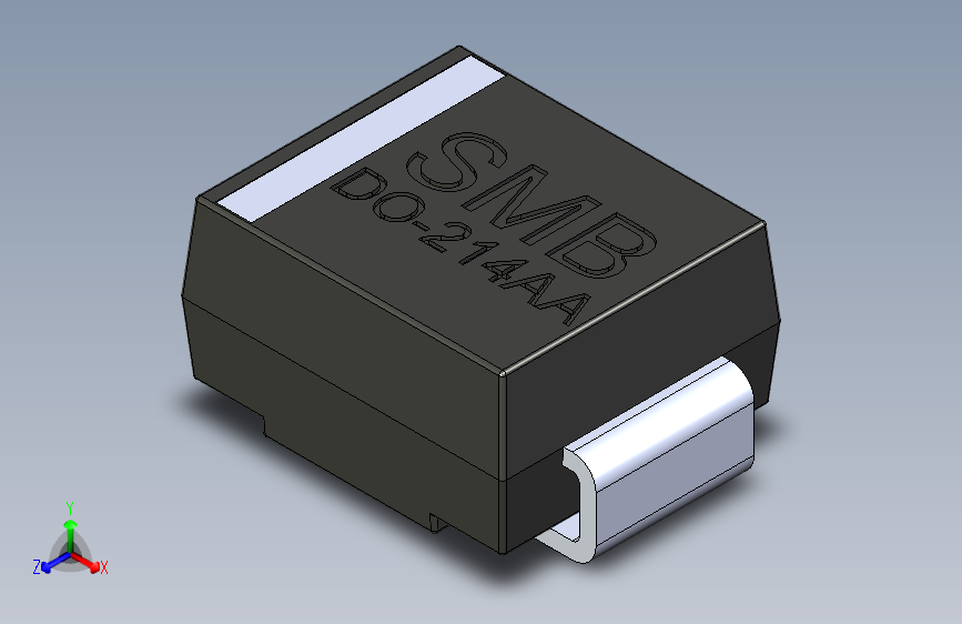 元器件3D封装SMB (DO-214AA)34