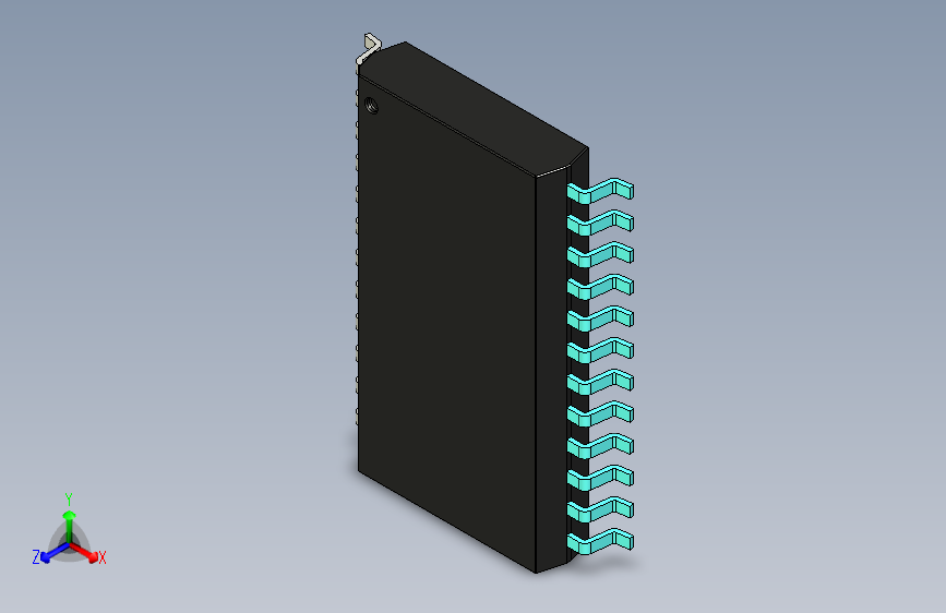 元器件3D封装SOIC24X47