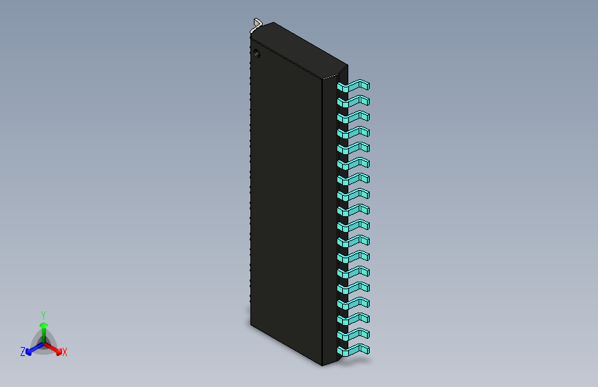 元器件3D封装SOIC36W52