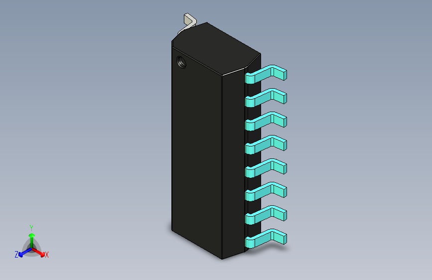 元器件3D封装SOIC1643