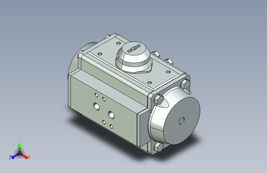 阀门模型-2051_30pneumatic_rotary_actuator