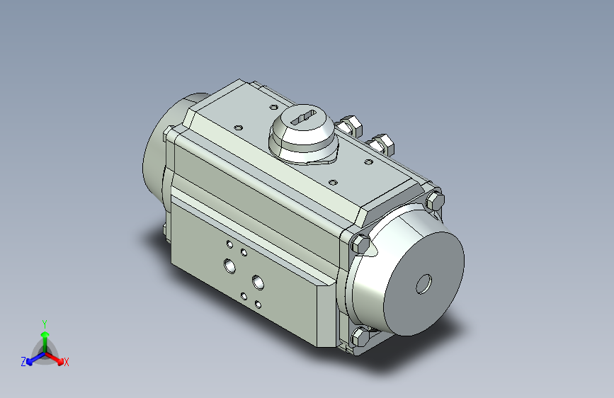 阀门模型-2051_60pneumatic_rotary_actuator