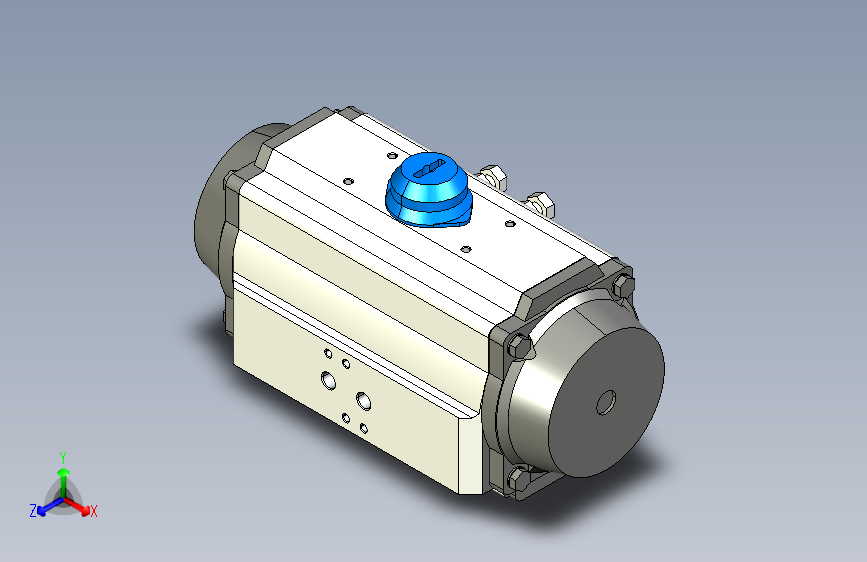 阀门模型-2051_100pneumatic_rotary_actuator