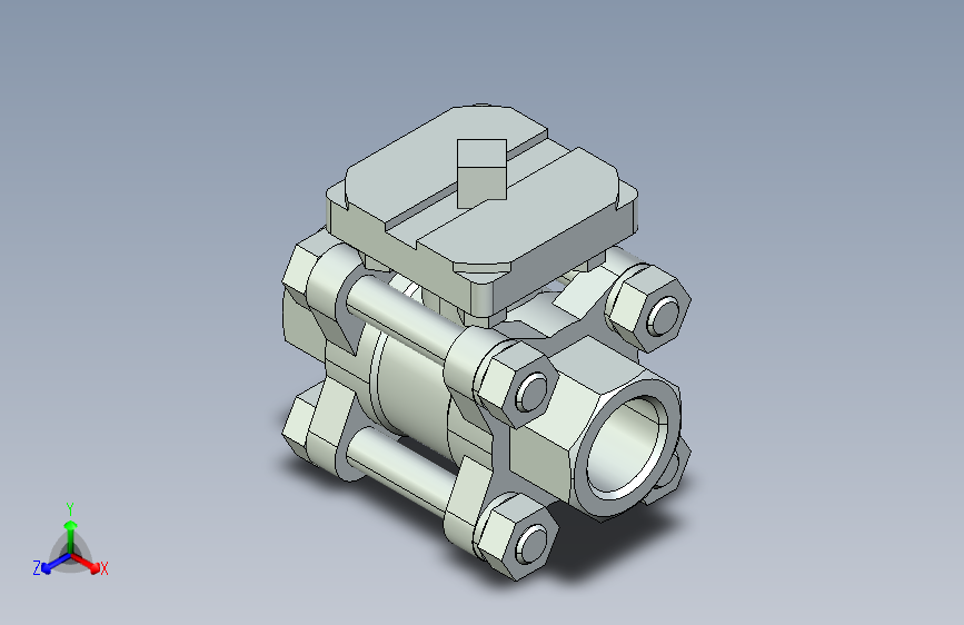 阀门模型-2654_15Quarter_turn_ball_valve