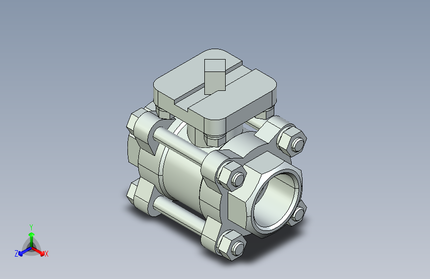 阀门模型-2654_25Quarter_turn_ball_valve