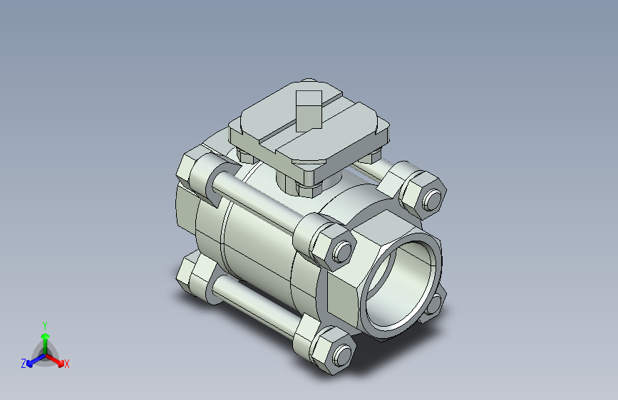 阀门模型-2654_32Quarter_turn_ball_valve