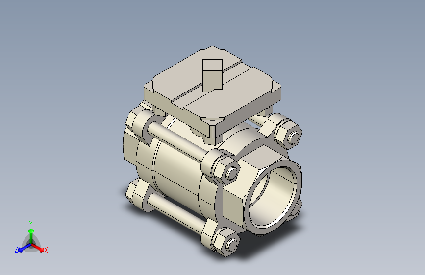 阀门模型-2654_40Quarter_turn_ball_valve