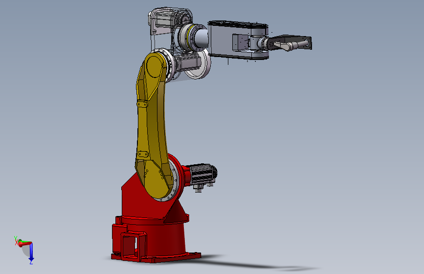 10kg六关节机器人设计与建模