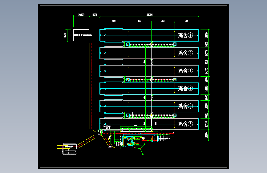 厂区场区_   车间生产线布局图纸CAD图纸