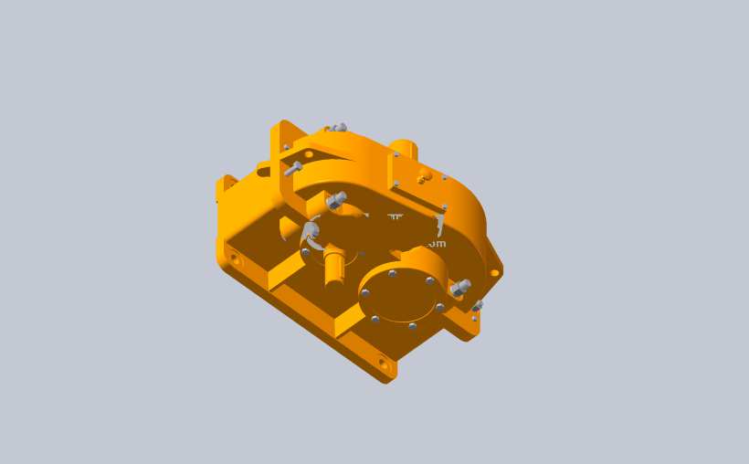 一级齿轮减速器  带二维CAD  带说明书20