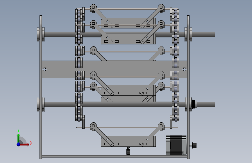 简易立体停车库演示模型3D图纸 Solidworks设计