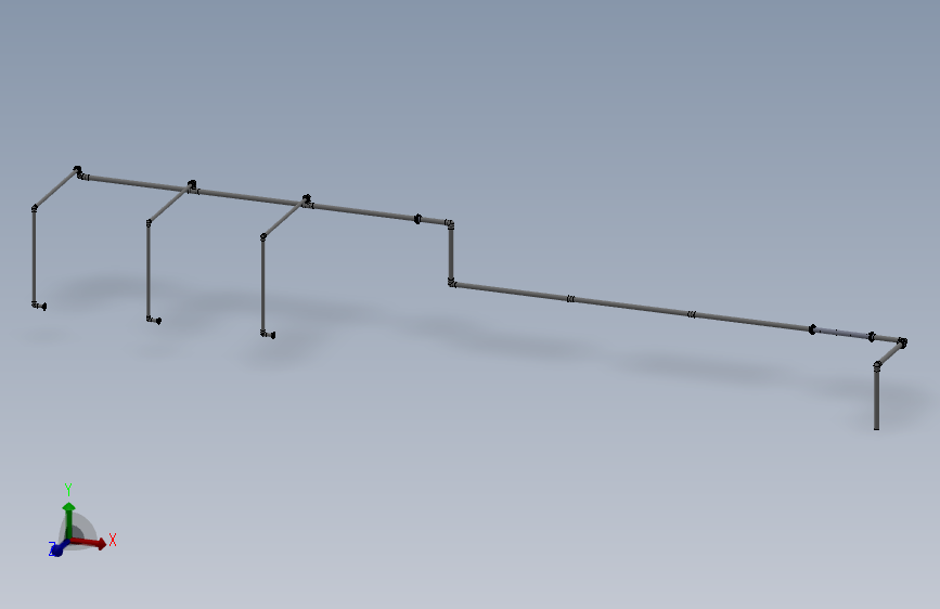 uf-ro超滤反渗透双膜法水厂 3d图 机械设计素材3D模型参考资料