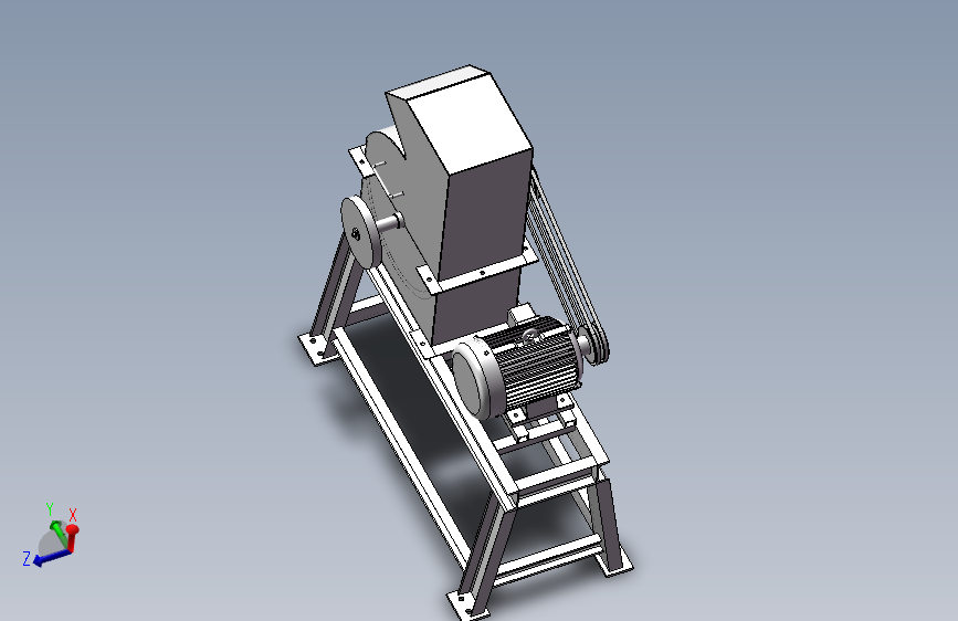 粉碎机3D图纸（带工程图） H721