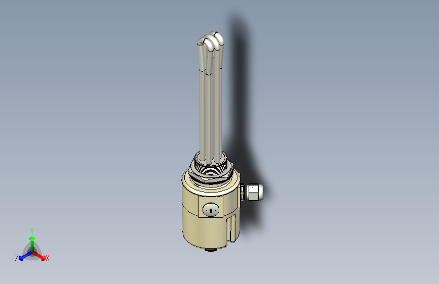 1 1-2英寸BSPP螺旋塞加热器，带控制恒温器