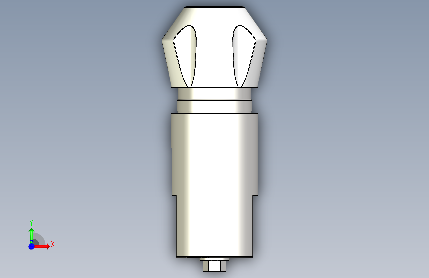 压力调节器J50-C-B9-E2-V-N-V_STEP_模型图纸下载 – 懒石网