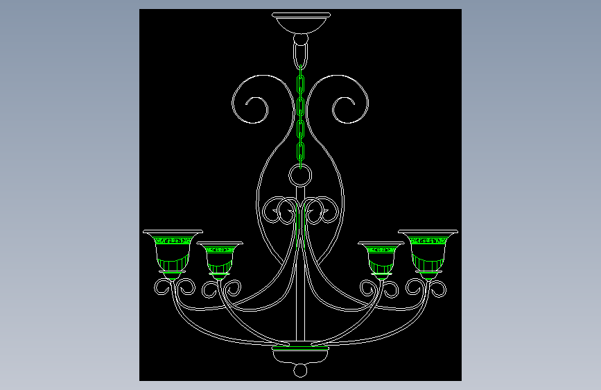 CAD室内设计施工图常用图块之灯具