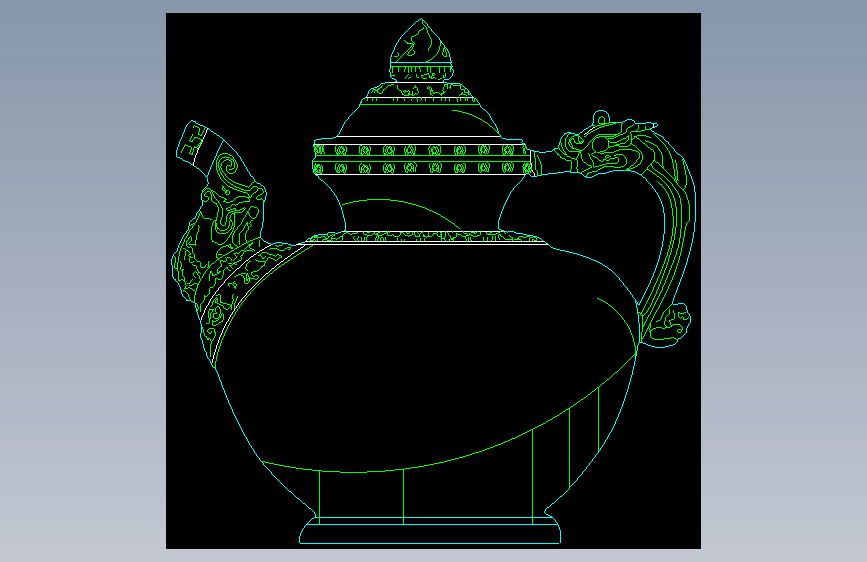 CAD室内设计施工图常用图块之饰物陈设